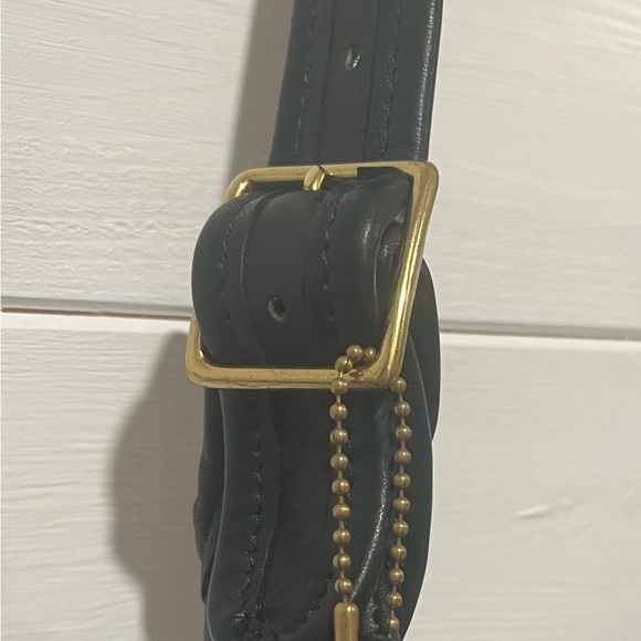 Vintage Coach Black Leather Shoulder Sac Pre-1994 Authentic - Picture 4 of 10